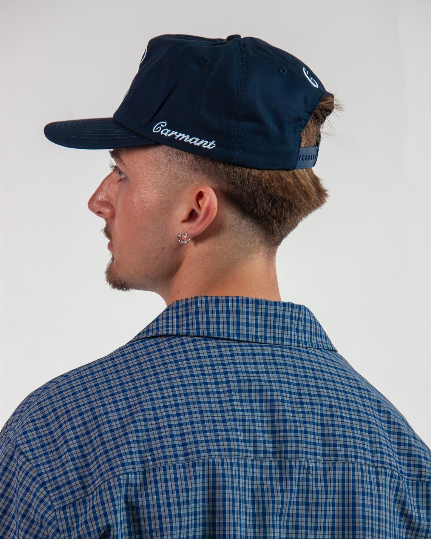 Navy Carmant Hat